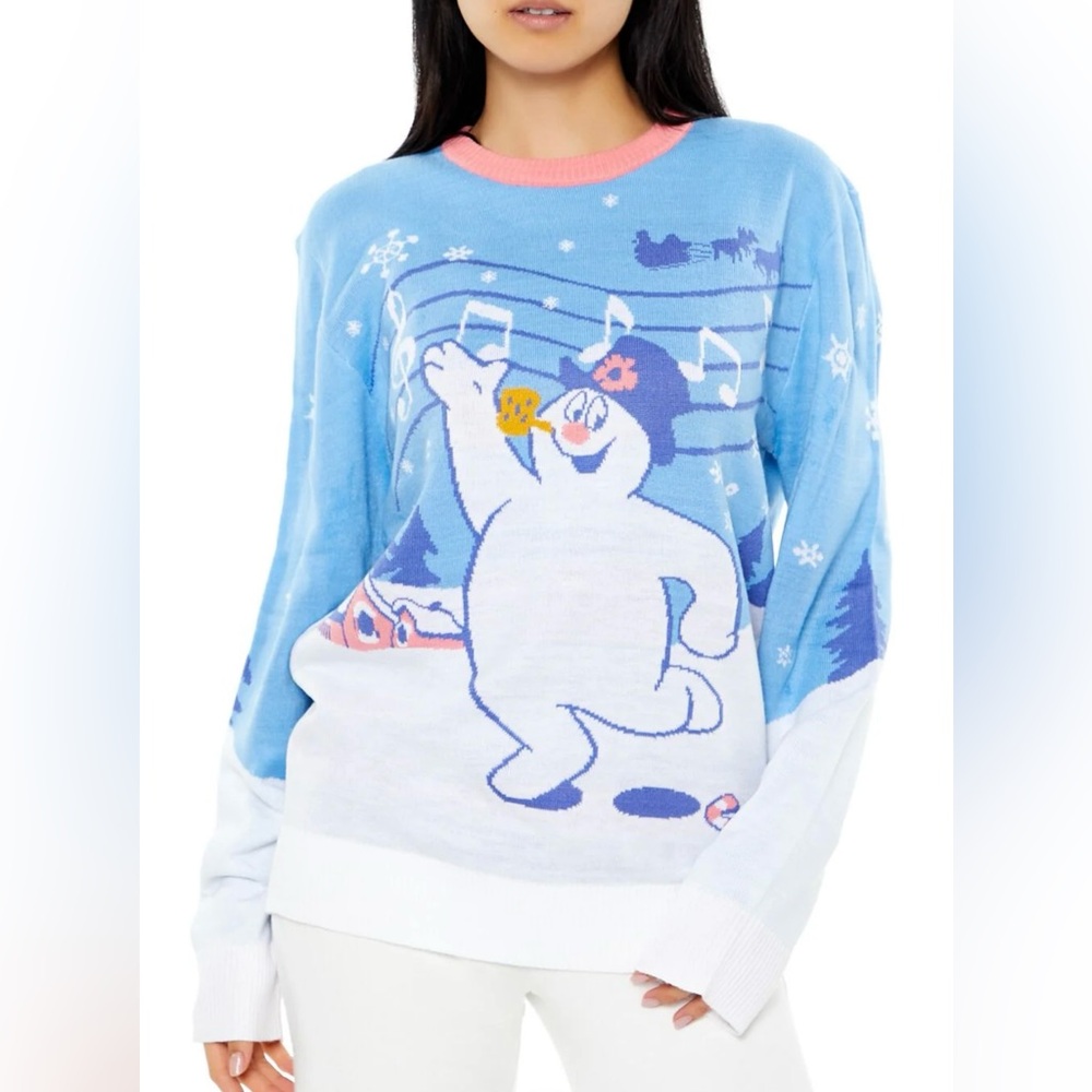 Forever 21 Frosty the Snowman Christmas Sweater
